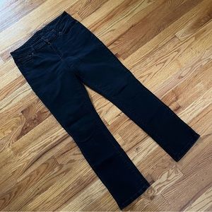 LL Bean Women’s Modern Fit True Shape straight leg jeans, size 10, black